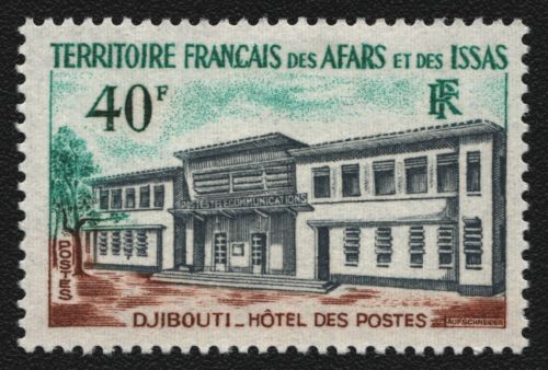 Afar und Issa 1970 - Mi-Nr. 35 ** - MNH - Hauptpostamt Dschibuti