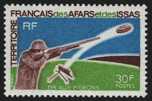Afar und Issa 1970 - Mi-Nr. 42 ** - MNH - Tontaubenschiessen