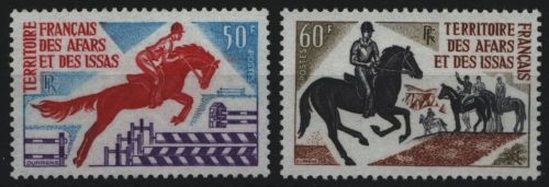Afar und Issa 1970 - Mi-Nr. 47-48 ** - MNH - Pferde / Horses