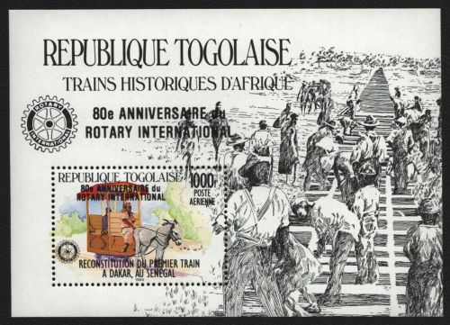 Togo 1985 - Mi-Nr. Block 276 ** - MNH - Rotary