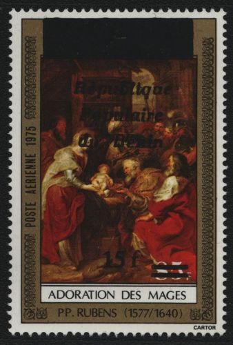 Benin 1987 - Mi-Nr. A 462 ** - MNH - Aufdruck - Neuer Wert