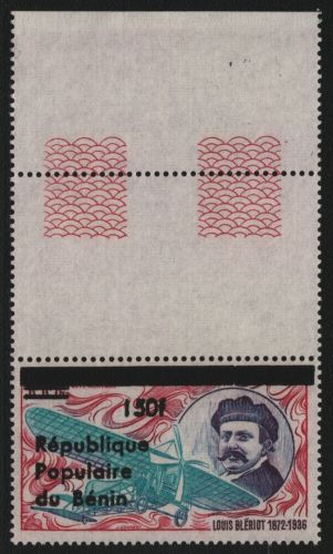 Benin 1987 - Mi-Nr. T 473 ** - MNH - Aufdruck - Neuer Wert