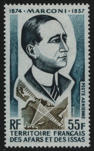 Afar und Issa 1974 - Mi-Nr. 101 ** - MNH - Guglielmo Marconi