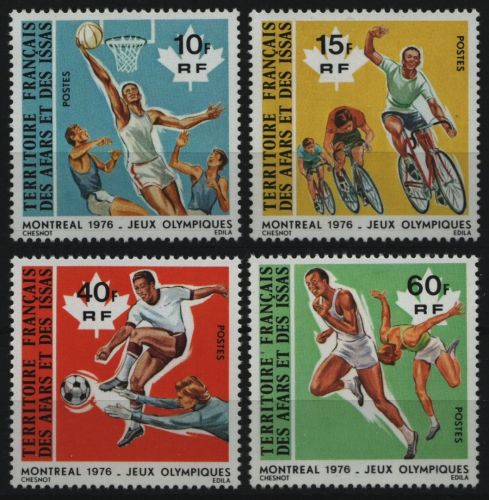 Afar und Issa 1976 - Mi-Nr. 150-153 ** - MNH - Olympia Montreal
