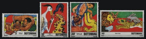 Botswana 1980 - Mi-Nr. 253-256 ** - MNH - Volksmärchen