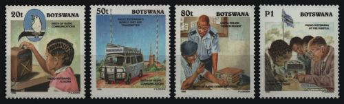 Botswana 1996 - Mi-Nr. 601-604 ** - MNH - Drahtlose Telegraphie