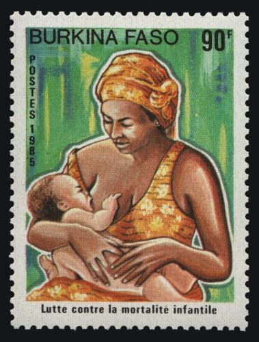 Burkina Faso 1986 - Mi-Nr. 1075 ** - MNH - Kindersterblichkeit