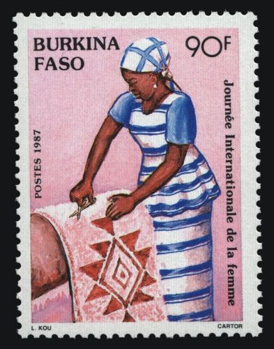 Burkina Faso 1987 - Mi-Nr. 1126 ** - MNH - Tag der Frau