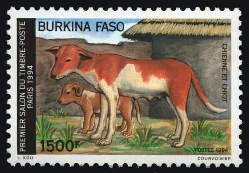 Burkina Faso 1994 - Mi-Nr. 1311 ** - MNH - Hunde / Dogs