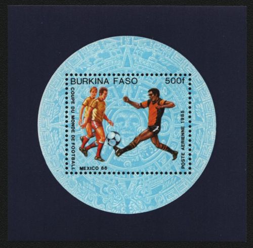 Burkina Faso 1985 - Mi-Nr. Block 94 ** - MNH - Fußball / Soccer