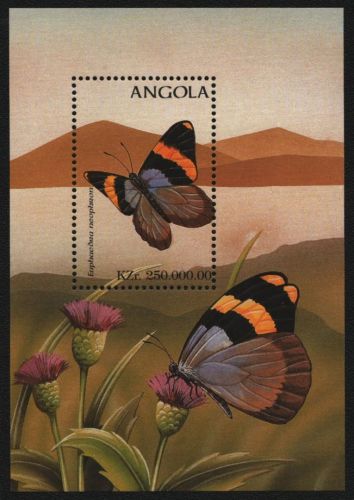 Angola 1998 - Mi-Nr. Block 40 ** - MNH - Schmetterlinge / Butterflies