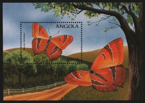 Angola 1998 - Mi-Nr. Block 41 ** - MNH - Schmetterlinge / Butterflies