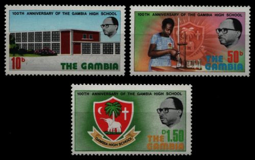 Gambia 1975 - Mi-Nr. 316-318 ** - MNH - Hochschule von Gambia
