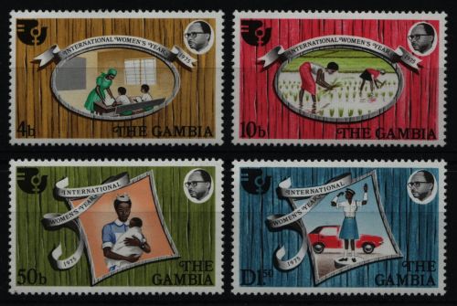 Gambia 1975 - Mi-Nr. 319-322 ** - MNH - Jahr der Frau