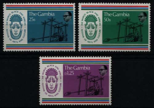 Gambia 1977 - Mi-Nr. 336-339 ** - MNH - Afrikanisches Kulturfestival