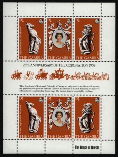 Gambia 1978 - Mi-Nr. 371-373 ** - MNH - KLB - Queen Elizabeth II