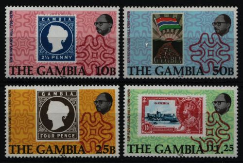 Gambia 1979 - Mi-Nr. 390-393 ** - MNH - Marke auf Marke