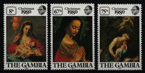 Gambia 1980 - Mi-Nr. 415-417 ** - MNH - Weihnachten / X-mas