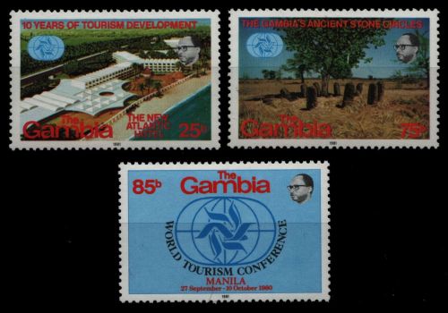 Gambia 1981 - Mi-Nr. 418-420 ** - MNH - Tourismus