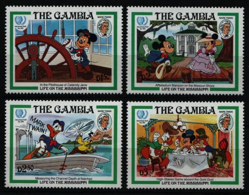 Gambia 1985 - Mi-Nr. 566-569 ** - MNH - Walt Disney