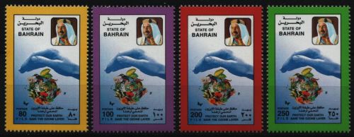 Bahrain 1997 - Mi-Nr. 646-649 ** - MNH - Ozonschicht