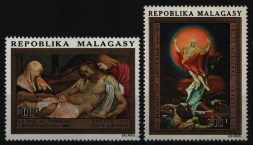 Madagaskar 1973 - Mi-Nr. 673-674 ** - MNH - Gemälde / Paintings