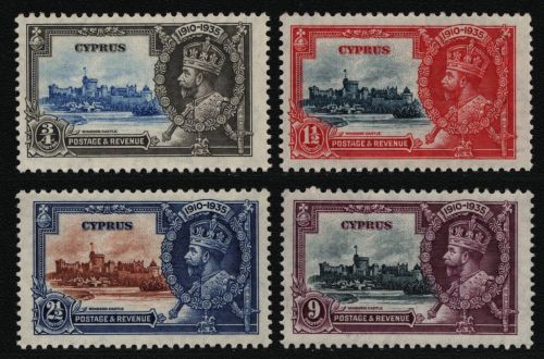 Zypern 1935 - Mi-Nr. 129-132 ** - MNH - King George V