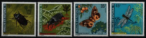 Wallis & Futuna 1974 - Mi-Nr. 254-257 ** - MNH - Insekten / Insects