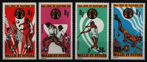 Wallis & Futuna 1975 - Mi-Nr. 265-268 ** - MNH - Südpazifikspiele