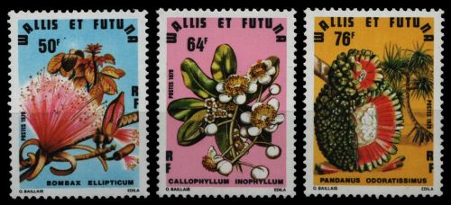 Wallis & Futuna 1979 - Mi-Nr. 339-341 ** - MNH - Früchte / Fruits