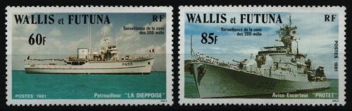 Wallis & Futuna 1981 - Mi-Nr. 405-406 ** - MNH - Schiffe / Ships