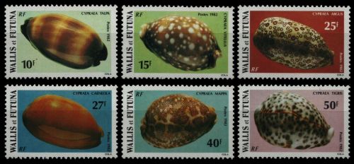 Wallis & Futuna 1982 - Mi-Nr. 421-426 ** - MNH - Meeresschnecken / Marine snails