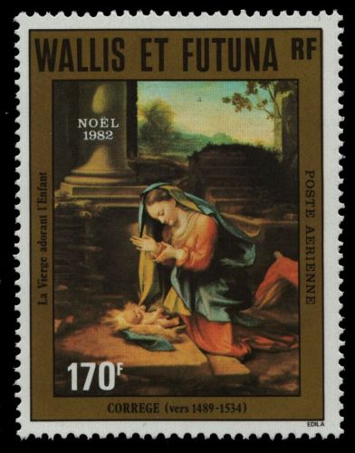Wallis & Futuna 1982 - Mi-Nr. 436 ** - MNH - Weihnachten - Gemälde / Paintings