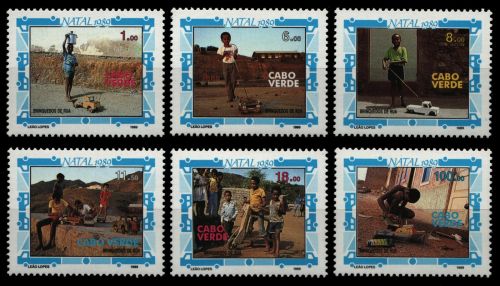 Kap Verde 1989 - Mi-Nr. 571-576 ** - MNH - Weihnachten / X-mas