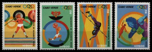 Kap Verde 1992 - Mi-Nr. 636-639 ** - MNH - Olympia Barcelona