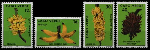 Kap Verde 1994 - Mi-Nr. 681-684 ** - MNH - Bananen / Bananas