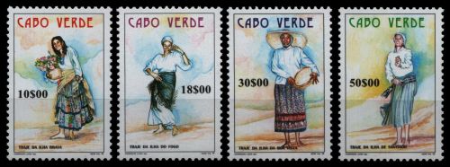 Kap Verde 1998 - Mi-Nr. 749-752 ** - MNH - Trachten / Costumes