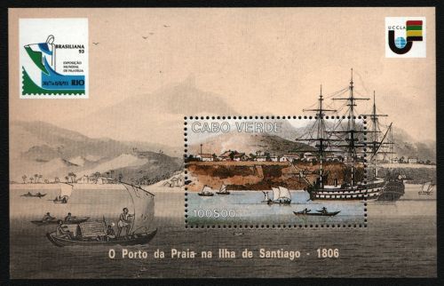Kap Verde 1993 - Mi-Nr. Block 23 ** - MNH - Schiffe / Ships