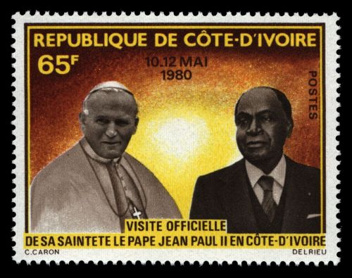 Elfenbeinküste 1980 - Mi-Nr. 641 ** - MNH - Papst Johannes Paul II
