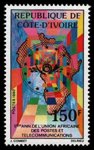 Elfenbeinküste 1980 - Mi-Nr. 672 ** - MNH - Afrikanische Postunion