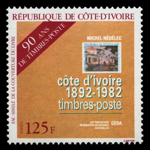 Elfenbeinküste 1984 - Mi-Nr. 836 ** - MNH - 90 Jahre Briefmarken Elfenbeinküste