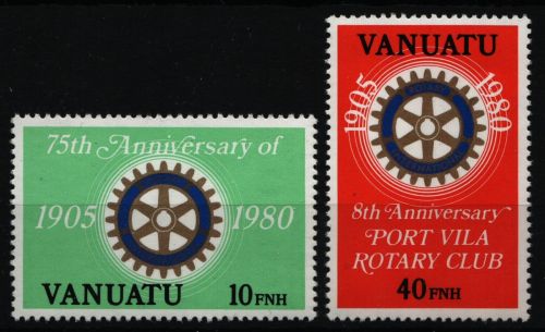 Vanuatu 1980 - Mi-Nr. 587-588 ** - MNH - Rotary