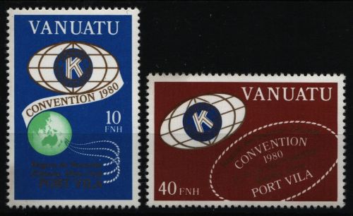 Vanuatu 1980 - Mi-Nr. 593-594 ** - MNH - Kiwanis International