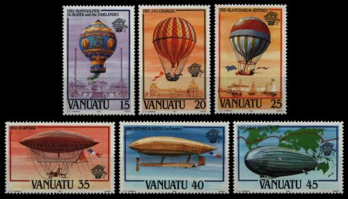Vanuatu 1983 - Mi-Nr. 660-665 ** - MNH - Luftfahrt / Aviation