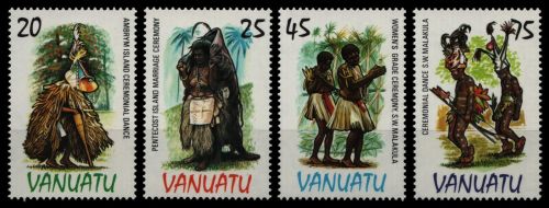 Vanuatu 1985 - Mi-Nr. 689-692 ** - MNH - Tänze