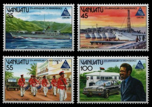 Vanuatu 1985 - Mi-Nr. 703-706 ** - MNH - Schiffe / Ships