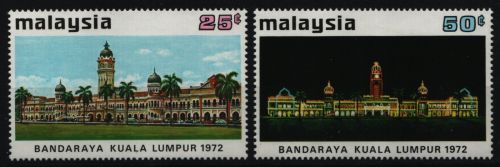 Malaysia 1972 - Mi-Nr. 97-98 ** - MNH - Stadtrechte für Kuala Lumpur