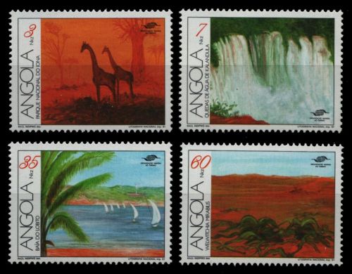 Angola 1991 - Mi-Nr. 850-853 ** - MNH - Tourismus
