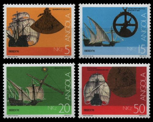 Angola 1991 - Mi-Nr. 865-868 ** - MNH - Schiffe / Ships