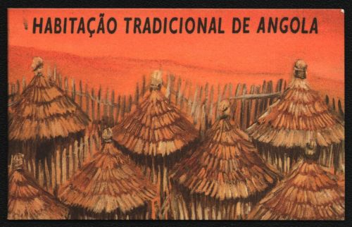 Angola 1992 - Mi-Nr. 886-890 C ** - MNH - Heft - Traditionelle Häuser